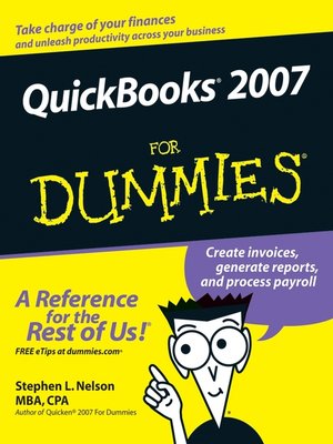 cover image of QuickBooks 2007 For Dummies